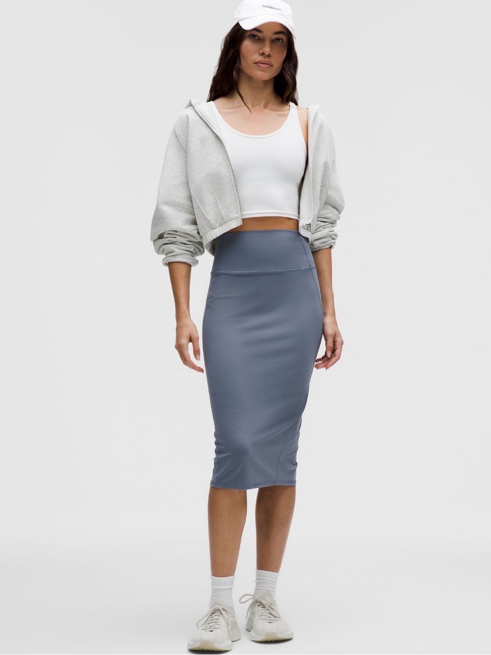 Lululemon Nulu Slim-Fit High-Rise Midi Skirt